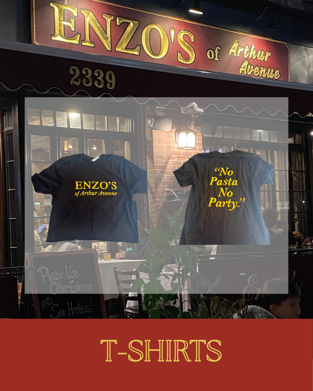 No Pasta No Party T-Shirt